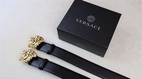 fake gold versace watch|authentic versace belt.